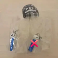 ガチャガチャ PEZ めじるしアクセサリー パンダ　1点のサムネイル