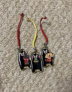くまモン ご当地限定ストラップ 3個セット - メルカリ