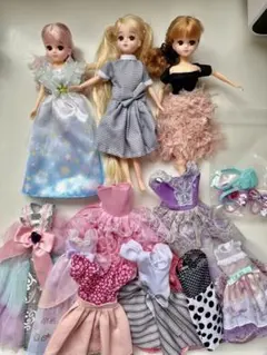 リカちゃん 人形 3体セット 服　まとめ売り