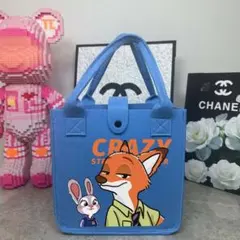 ニック・ワイルドとジュディ・ホップス バッグ23×23×12