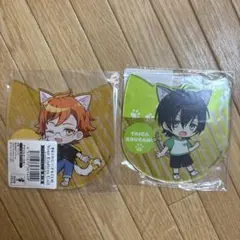 香賀美タイガ 十王院カケル プリズムにゃんこ アクリルコースター