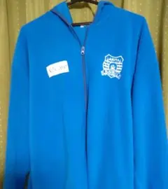 ブラウブリッツ秋田　フリース　青色 フルジップパーカー A2Care