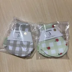 Konny リバーシブル　スタイ　よだれかけ　2枚セット　新品・未使用