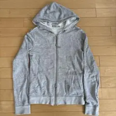 theory luxe ダブルジップ　パーカー グレーセオリーリュクス　M 38
