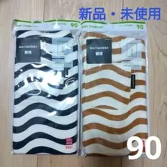 【新品】　ユニクロ　マリメッコ　レギンス　90　ボーダー　ストライプ