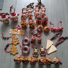 レア　新品　不二家　ペコちゃん　クリスマス　オーナメントセット　32個