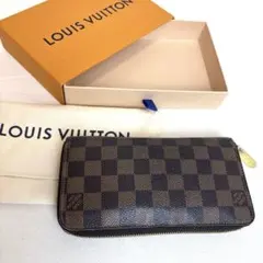 LOUIS VUITTON ラウンドファスナー財布 ダミエ ジッピー ウォレット