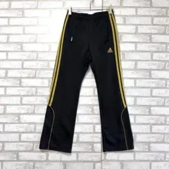 adidas アディダス　キッズ ジャージ　パンツ　黒　3本ライン　150