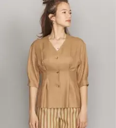 BEAUTY&YOUTH ウエストタックシャツ　ジャケット