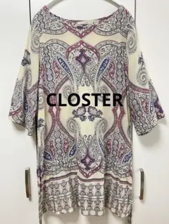 CLOSTER ペイズリーブラウス　チュニックのサムネイル