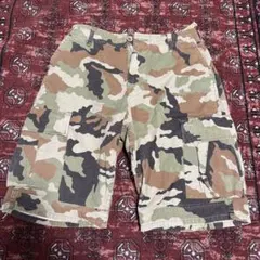 希少】STUSSY 迷彩 スウェット ショーツ S カモフラ ステューシー