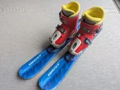 ■■最終特価■KAZAMA■子供用スキー4点セット■板96/靴20■WAX済■■ □□最終特価□KAZAMA□子供用スキー4点セット□板96/