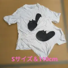 UNIQLO 猫デザイン Tシャツ Sサイズ ＆110cm