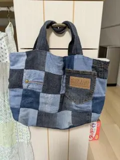 デニムパッチワークトートバッグ(⁠◕⁠ᴗ⁠◕⁠✿⁠)