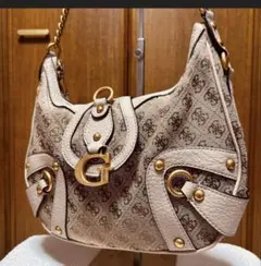 Vintage GUESS デニム ショルダーバッグ スタッズ クロコ型押し - メルカリ