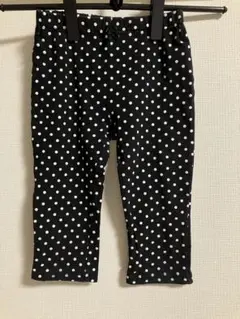 motherways/マザウェイズ　ドット柄レギンス　130