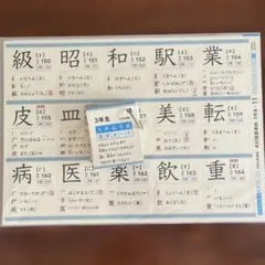 【唱えて覚える】ミチムラ式　漢字カード 3年生用