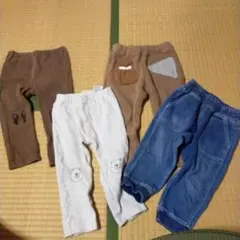 ベビー用カジュアルパンツ4点セット
