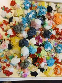 ワケアリ花ブーケセット 約80個