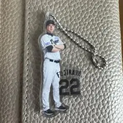 藤川球児　22番　アクリルキーホルダー　選手監督コラボ弁当