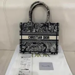 美品 ブックトート スモール キャンバス ネイビー