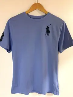 POLO ラルフローレン Tシャツ 半袖 ビッグポニーロゴ 青 ブルー 160