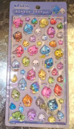 【正規品】ボンボンドロップシール 森のなかまたち 大 しずくちゃん
