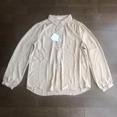 ハニーズ　COLZA ポリエステル 長袖シャツ Lサイズ　ベージュ