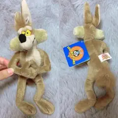 ワイリー・コヨーテ ぬいぐるみ ビンテージ90sタグ付き ルーニー・テューンズ ワイリーコヨーテ ヴィンテージ