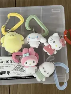 サンリオキャラクターズカラフルカラナビマスコットチャーム　コンプリート