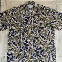 PASSEN アロハシャツ 半袖シャツ ボタニカル柄
