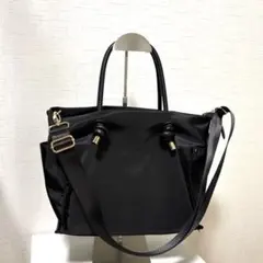 【GLOBAL WORKグローバルワーク】ショルダーバッグ ハンドバッグブラックのサムネイル