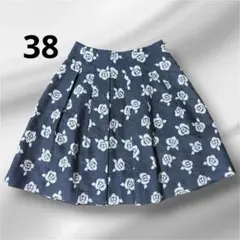 M'S GRACY エムズグレイシー 花柄 フレアスカート 38/M sizeのサムネイル