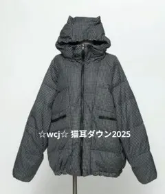 【撥水】猫耳ダウンジャケット【WCJ-JF-070BLK】 10月30日(木)販売情報 | WCJ OFFICIAL WEB STORE