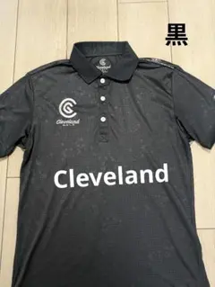【Cleveland】ゴルフウェア ポロシャツ メンズ 黒 軽量 速乾のサムネイル