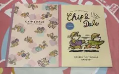 新品　Disney チップとデール　ノート　2種セットのサムネイル