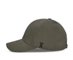 VARZAR ブラックスタッズボールキャップ　ブラウン