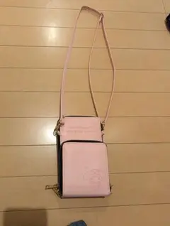 マイメロディ ピンクバッグ 透明ポケット付き