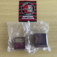 未開封品 一蘭 ミニチュアコレクション 味集中カウンター&椅子