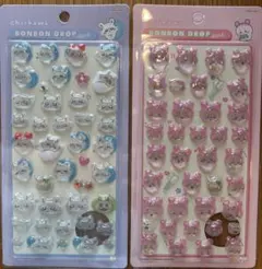 ちいかわ　ボンボンドロップ シール 2枚セット