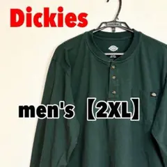 A701【Dickies】ヘンリーネック長袖トップス【2XL】のサムネイル