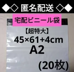 【超特大／20枚】宅配ビニール袋　450×610　a2　A2のサムネイル
