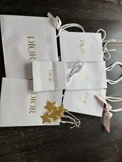 Dior ショップ袋 6点セットと星のチャーム