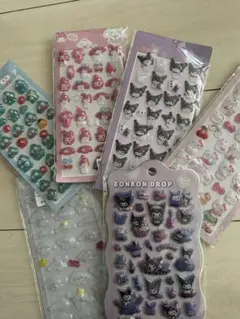 シール セット クロミ シナモ ハンギョドン マイメロ キティ サンリオ