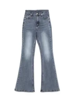 ANDMARY Heart hip highwaist flare denim - メルカリ