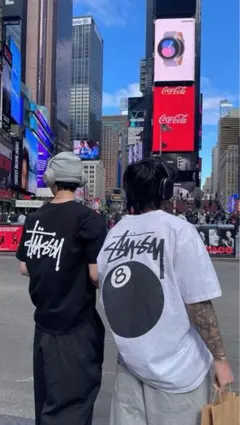 廃盤モデル　Stussy 8 BALL CORP TEE