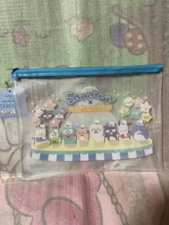 しろたん　はぴだんぶい　フラットポーチ　サンリオ　ポーチ