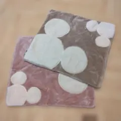 ベルメゾン メルトロ 座布団カバー 2枚セット ミッキーモチーフ