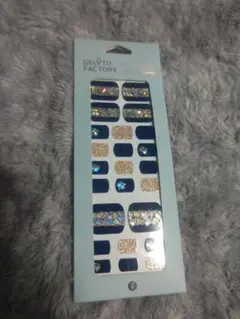 GELATO FACTORY.フット用ネイルシール 濃紺シェル