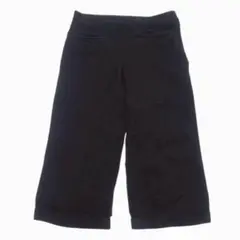 ピンクレーベル　ユナイテッドアローズ【L】クロップドパンツ　ブラック　コットン